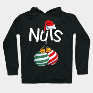 Chest Nuts Matching Funny Christmas Couples Chestnuts Chest Hoodie